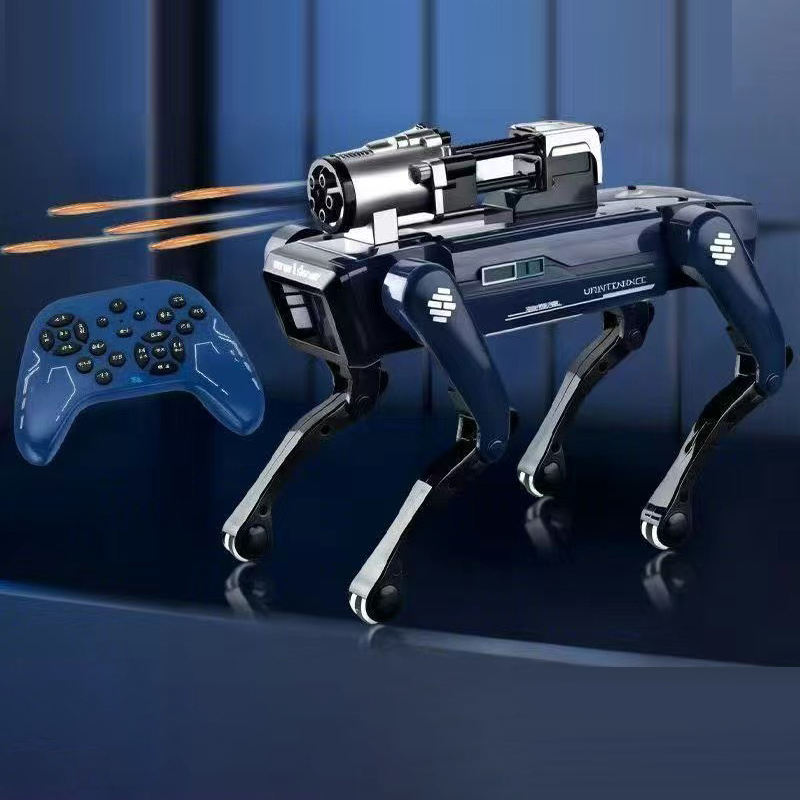 WGNRC 8020 AI Smart Robot Dog,Intelligent APP Control Robot Dog Toys Electronic Pet Robot Toys Shooting Water Ball Machine Dog