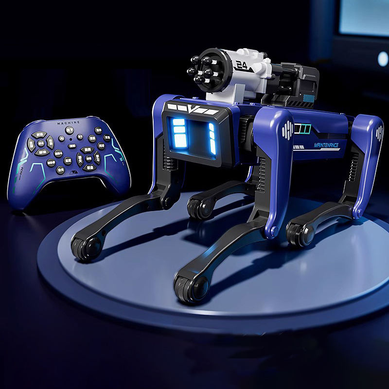 WGNRC 8020 AI Smart Robot Dog,Intelligent APP Control Robot Dog Toys Electronic Pet Robot Toys Shooting Water Ball Machine Dog