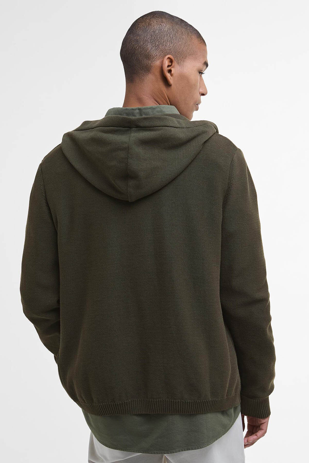 Multi-Pocket Knitted Hoodie