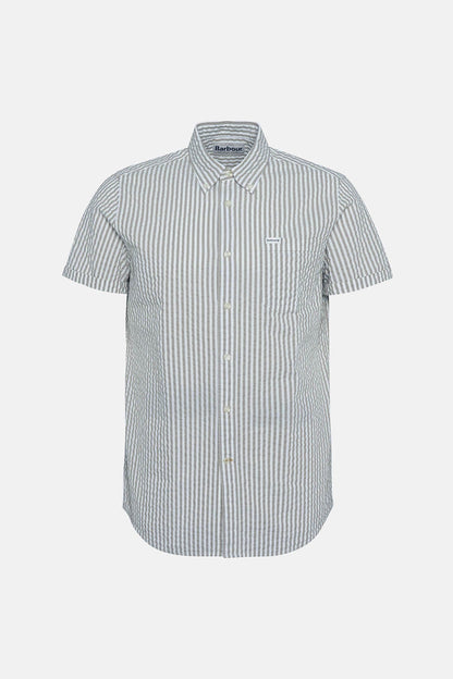 Cresswell Seersucker Regular Short-Sleeved Shirt